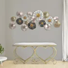 Stol në hekur ari me sedilje të mbushur dhe të mbuluar me pëlhurë - Alchimia Viadurini