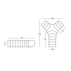 Tavol Kopshti Shkëlqyes në Polietileni me LED Prodhuar në Itali - Galatea Viadurini