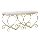 Stola prej hekuri ari me sedilje të mbushur të mbuluara me pëlhurë - Alchimia Viadurini