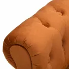 Dizajn Modern Stol Drejtkëndor në Dru dhe Pëlhurë - Theodore Viadurini