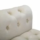 Dizajn Modern Stol Drejtkëndor në Dru dhe Pëlhurë - Theodore Viadurini