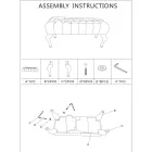 Shalë Shabby Chic në dru me sedilje në pëlhurë të mbushur me tegela - Rocchetta Viadurini