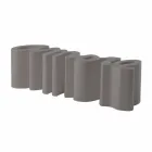 Stol me ngjyra dizajni Slide Love moderne prodhuar ne Itali Viadurini