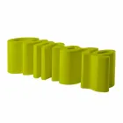 Stol me ngjyra dizajni Slide Love moderne prodhuar ne Itali Viadurini