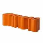 Stol me ngjyra dizajni Slide Love moderne prodhuar ne Itali Viadurini