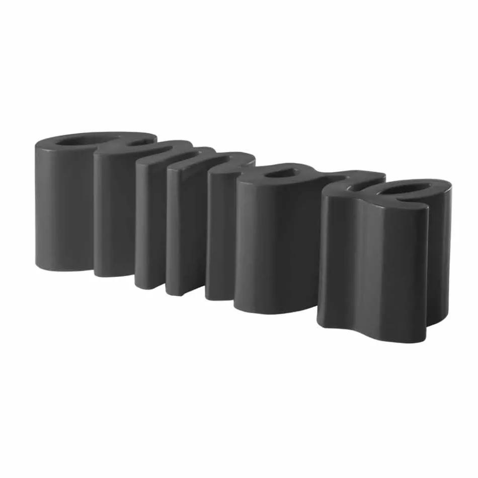 Stol me ngjyra dizajni Slide Love moderne prodhuar ne Itali Viadurini