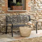 Stola e kopshtit e bërë nga metali me finitura të ndryshme - Stapler Viadurini