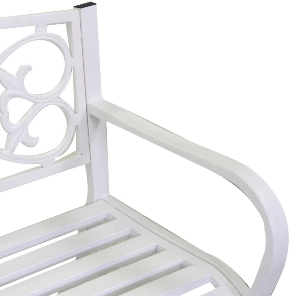 Stola e kopshtit e bërë nga metali me finitura të ndryshme - Stapler Viadurini