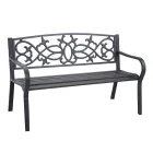 Stola e kopshtit e bërë nga metali me finitura të ndryshme - Stapler Viadurini