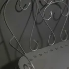 Stola e kopshtit e bërë tërësisht prej metali - Arkivi Viadurini