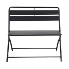 Stola e palosshme e kopshtit e punuar me metal - fjongo Viadurini