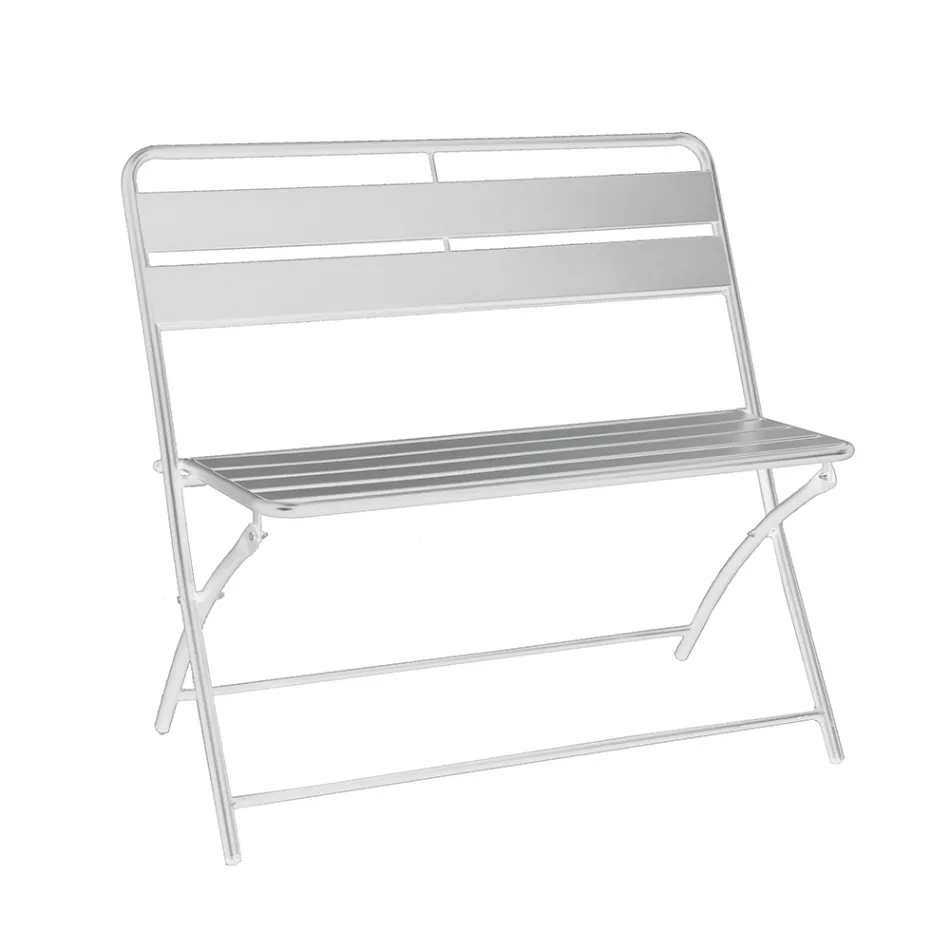 Stola e palosshme e kopshtit e punuar me metal - fjongo Viadurini