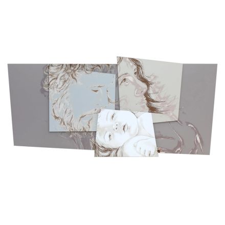 Paneli me familjen Betlehem Prodhuar në Laser Prodhuar në Itali - Paola Viadurini