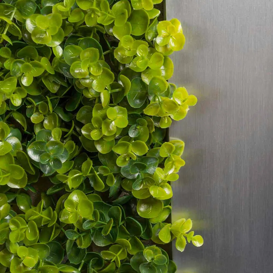 Panel dekorativ metalik me lule artificiale prodhuar në Itali - Fiorellino Viadurini