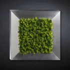 Panel dekorativ metalik me lule artificiale prodhuar në Itali - Fiorellino Viadurini