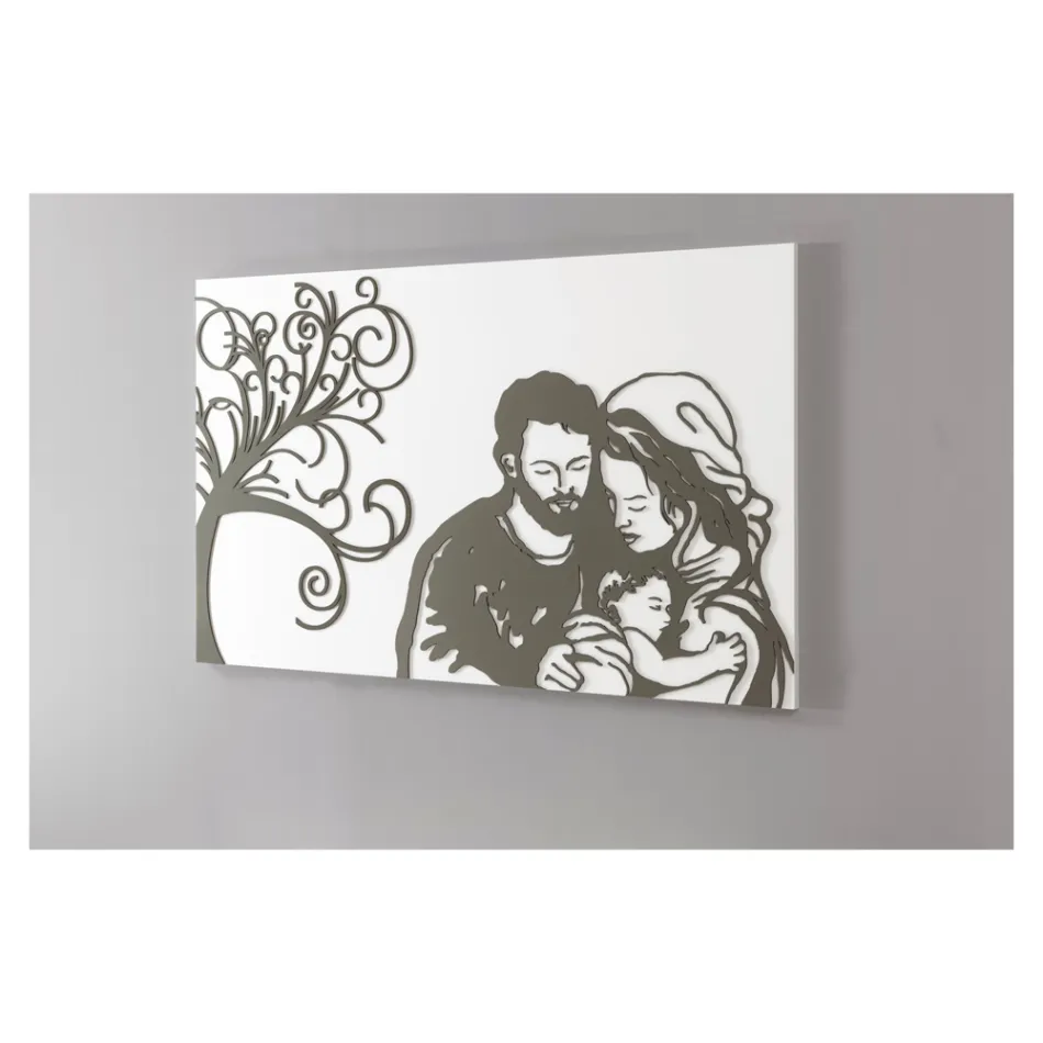 Paneli i gdhendur me lazer që përfaqëson jetën e prodhuar në Itali - Aika Viadurini