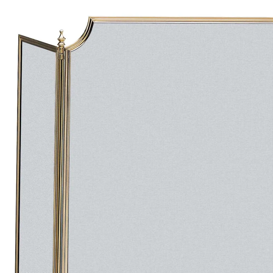 Kapëse shkëndijash me rrjetë të zezë dhe tunxh të imët Prodhuar në Itali - Balenë Viadurini