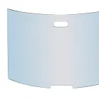 Mbrojtës shkëndijash me kristal të kalbur i lakuar Prodhuar në Itali - Zafu Viadurini