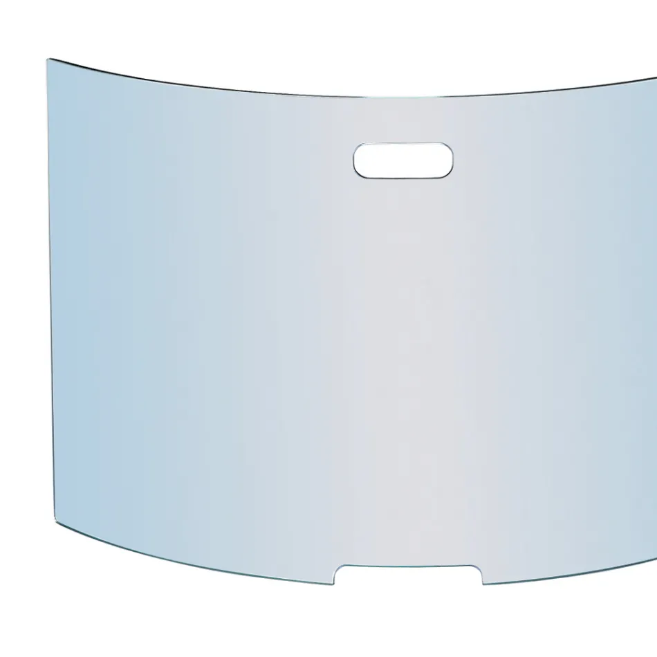 Mbrojtës shkëndijash me kristal të kalbur i lakuar Prodhuar në Itali - Zafu Viadurini