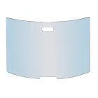 Mbrojtës shkëndijash me kristal të kalbur i lakuar Prodhuar në Itali - Zafu Viadurini