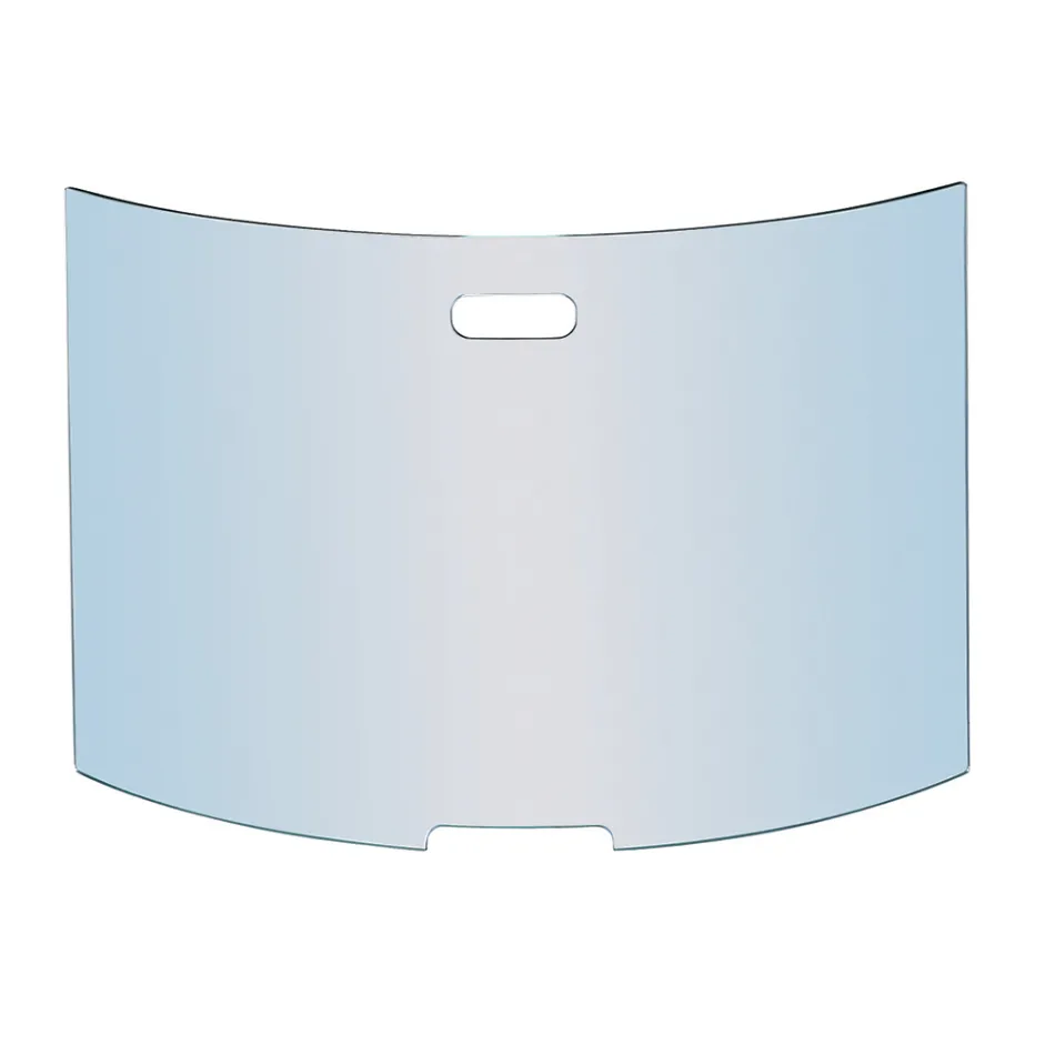 Mbrojtës shkëndijash me kristal të kalbur i lakuar Prodhuar në Itali - Zafu Viadurini