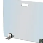 Mbrojtës i shkëndijës në Këmbë të Temperuara me Kristal dhe Çelik Prodhuar në Itali - Vëllimi Viadurini