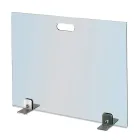 Mbrojtës i shkëndijës në Këmbë të Temperuara me Kristal dhe Çelik Prodhuar në Itali - Vëllimi Viadurini