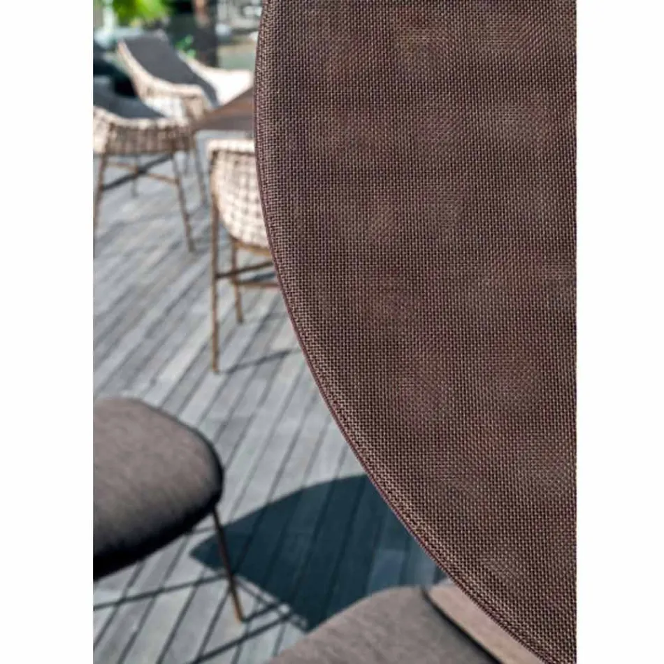 Parasol prej pëlhure me strukturë alumini - Krem kundër diellit Emma nga Varaschin Viadurini