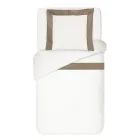 Set mbulese pambuku 100% pambuk dhe 10% pambuk saten me 1 këllëf jastëku - Detaj Viadurini