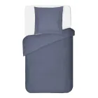 Set mbulese pambuku saten 100% me 1 këllëf jastëku Prodhuar në Itali - Fluffy Viadurini