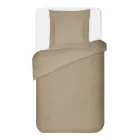 Set mbulese pambuku saten 100% me 1 këllëf jastëku Prodhuar në Itali - Fluffy Viadurini