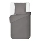 Set mbulese pambuku saten 100% me 1 këllëf jastëku Prodhuar në Itali - Fluffy Viadurini