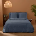 Set mbulesë dyshe me pambuk saten 100% Prodhuar në Itali - Fluffy Viadurini