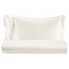 Set mbulesë dyshe me pambuk saten 100% Prodhuar në Itali - Fluffy Viadurini