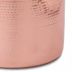 Tenxhere e lartë në duar prej bakri e konservuar me doreza dhe kapak 28 cm - Mariarita Viadurini