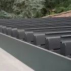 Pjergull alumini me çati të rregullueshme nga Crank - Eolo Viadurini