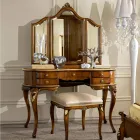 Krehër klasik i grimit prej druri me pasqyrë Prodhuar në Itali - Cambrige Viadurini