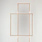 Dizajn llambë dyshemeje LED në metal të lyer me ar ose argjend - formale Viadurini