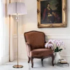 Llambë Dyshemeje Kristal me Abazhur të Prodhuar në Itali - Innsbruck Viadurini