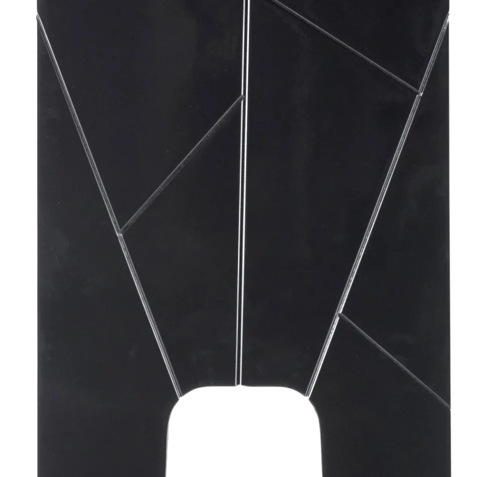 Llambë dyshemeje prej druri dhe pëlhure Grilli Zarafa e bërë në Itali Viadurini