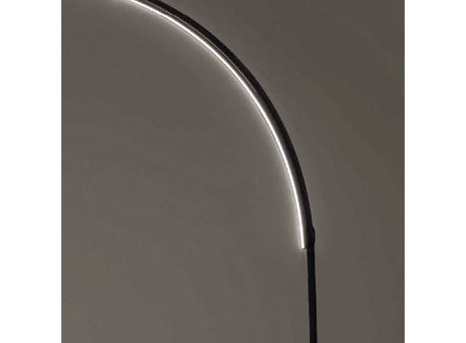 Llambë dyshemeje moderne me dritë LED që zbehet në metal të lyer - Picea Viadurini