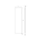 Pllakë rrezatuese prej çeliku të karbonit me sistem Elektrik Prodhuar në Itali - Bigne Viadurini