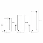 Dizajn modern Pllaka rrezatuese elektrike deri në 1000 W - Libër Viadurini