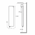 Dizajn modern Pllaka rrezatuese elektrike deri në 1000 W - Libër Viadurini