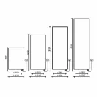 Radiatori modern i murit me pllaka rrezatuese elektrike deri në 1000 W - I përkulur Viadurini