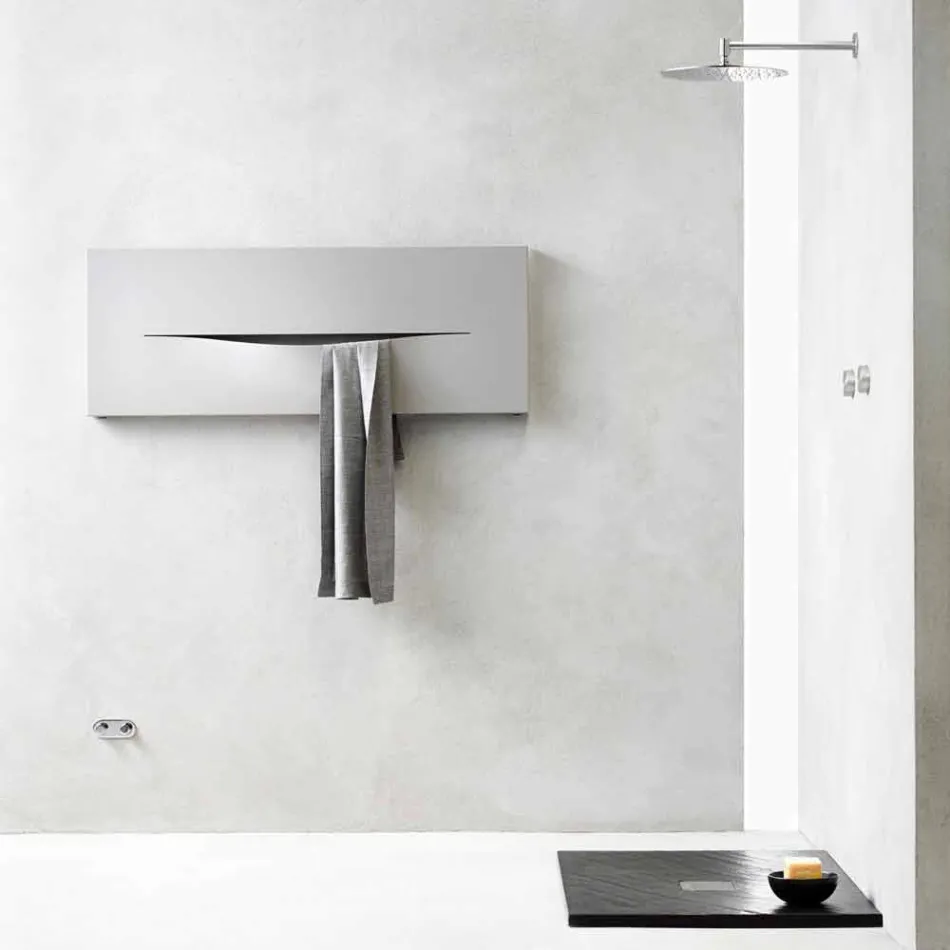 Dizajn Horizontal Pllaka rrezatuese hidraulike në çelik deri në 820 W - Prerje Viadurini