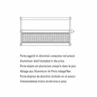 Pllakë rrezatuese në alumin dhe dizajn elektrik dhe pëlhurë me ngjyra 150 W - Sam Viadurini