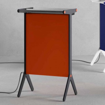 Pllakë rrezatuese në alumin dhe dizajn elektrik dhe pëlhurë me ngjyra 150 W - Sam Viadurini