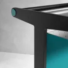 Pllakë rrezatuese në alumin dhe dizajn elektrik dhe pëlhurë me ngjyra 150 W - Sam Viadurini