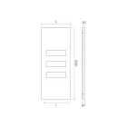 Pllakë ngrohëse prej çeliku me karbon të përzier, Prodhuar në Itali - E ëmbëlsuar Viadurini